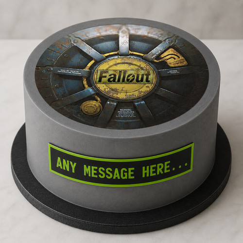 Personalised round - personalised, 7.5"