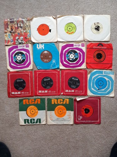 Mixed vinyl singles job - mixed,