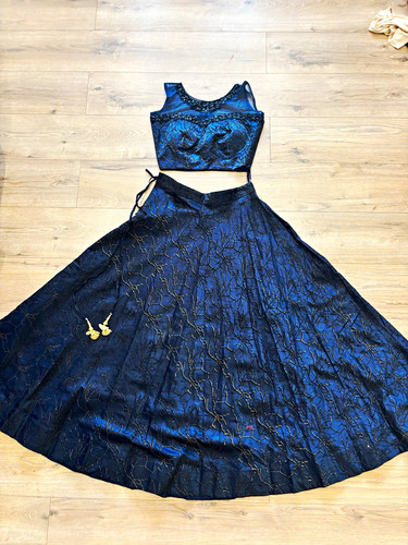 Women black piece - black, crop