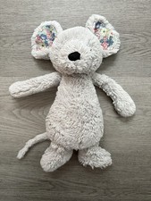 Jellycat Small Bashful Blossom Mouse Grey Floral
