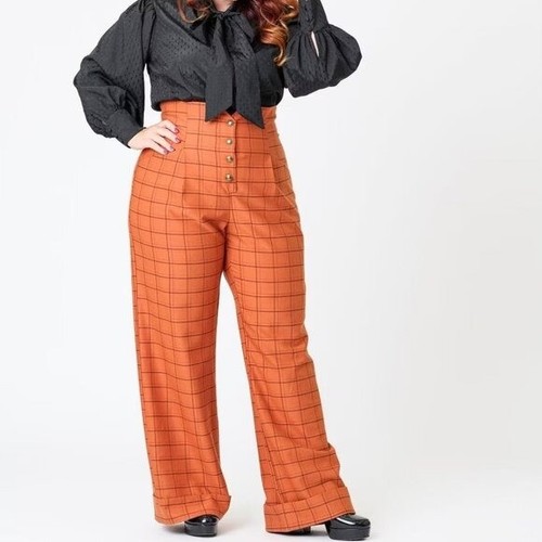 Unique vintage high waist - waist, wide