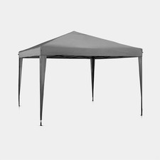Pop-Up Garden Gazebo with UV Protection – 3x3m, Easy Setup Waterproof Grey