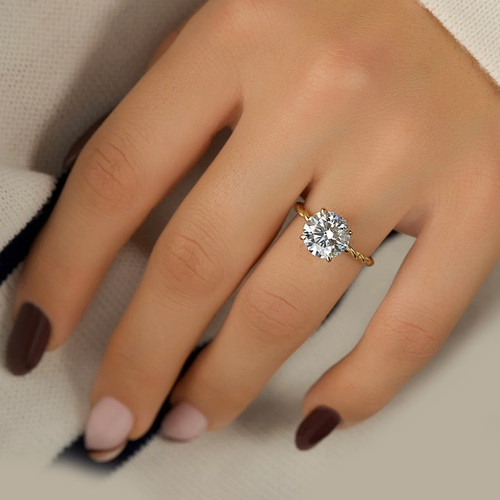 Wedding diamond ring - ring, lab