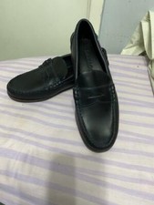 Sebago Docksides Mens Black Penny Loafer Shoes £120