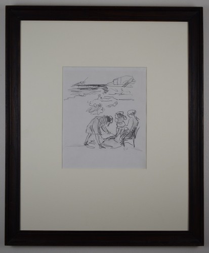 Family beach pencil - family, a