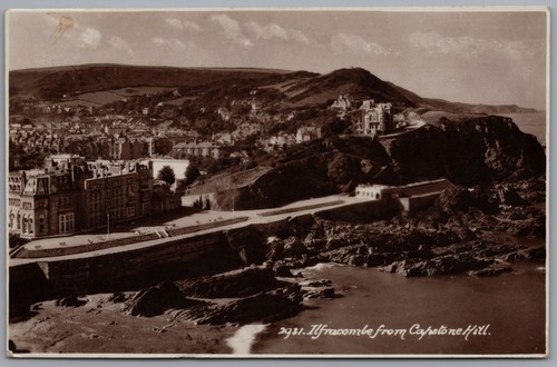 Ilfracombe devon aerial view - devon,