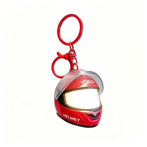 Motorcycle helmet keychain - motorcycle,