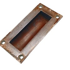 76x37mm antique brass flush