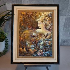 Vintage Foil Art Crystal of