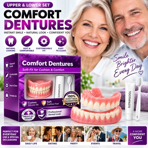 Moldable silicone dentures - moldable,