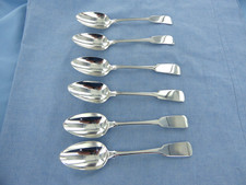 AN ANTIQUE SET OF SIX STERLING