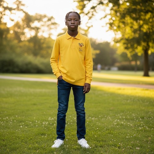 Haribo polo shirt yellow - polo,