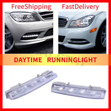 Left Right LED DRL Daytime Running Fog Light FOR MERCEDES C / E CLASS W204 W212