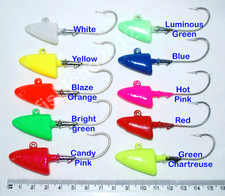 5/0 shad Jig heads 28g & 42g