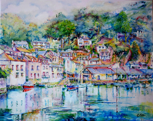 Original landscape oil - original,
