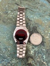  Vintage LED watch from 1970s, Not Working 