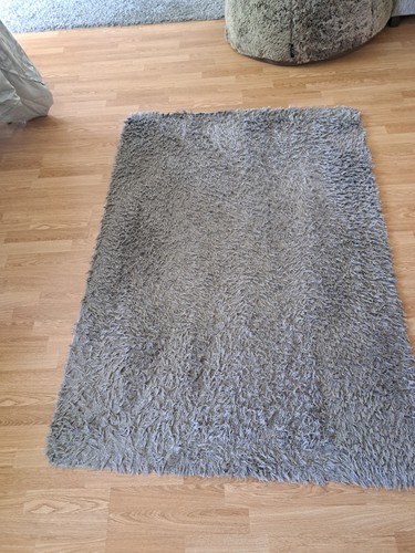Ikea nattvy grey shaggy - grey,