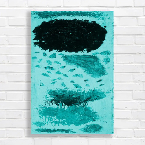 Abstract sunburst teal - sunburst,