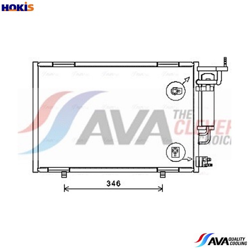 Condenser air conditioning - condenser,