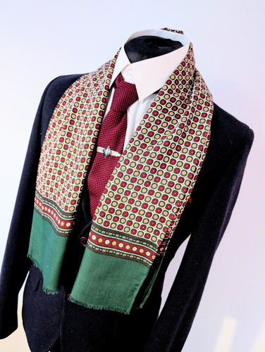 Men vintage geometric - men's, green