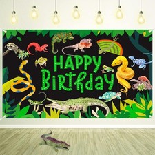 Reptile Swamp Happy Birthday