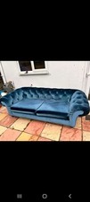 Chesterfield Velvet Fabric Sofa