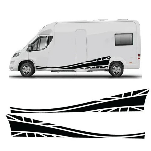 Motorhome graphics stripes - motorhome,