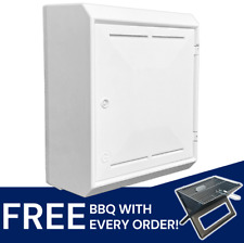 MK2 Surface Mounted Gas Meter Box - White (502mm x 408mm x 225mm) - Wall Mounted