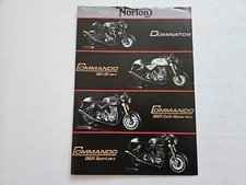 NORTON DOMINATOR COMMANDO 961 MOTORCYCLE SALES BROCHURE