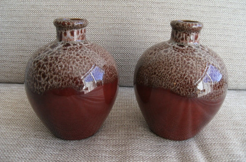 Churston pottery devon pair - churston,
