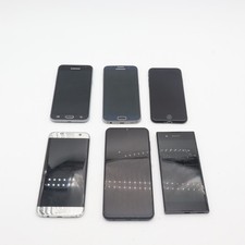 6x Smartphone Job Lot Samsung S6/S7 Edge iPhone 7 Sony Spares/Repair Untested