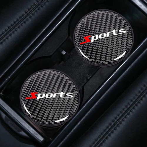 4pcs carbon fiber car cup - fiber,