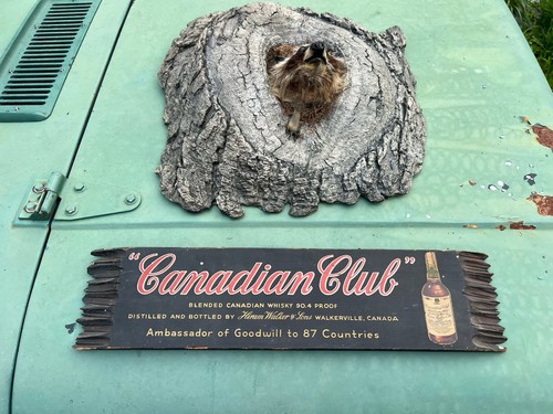 Canadian club whiskey bottle - club,
