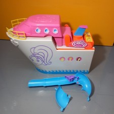 Polly Pocket Cruise Ship Playset Boat Slide Pool – Parts Missing No Figures