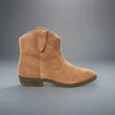 ANKLE BOOTS SIZE 5 GENUINE TAN