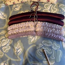 5 Satin Coat Hangers