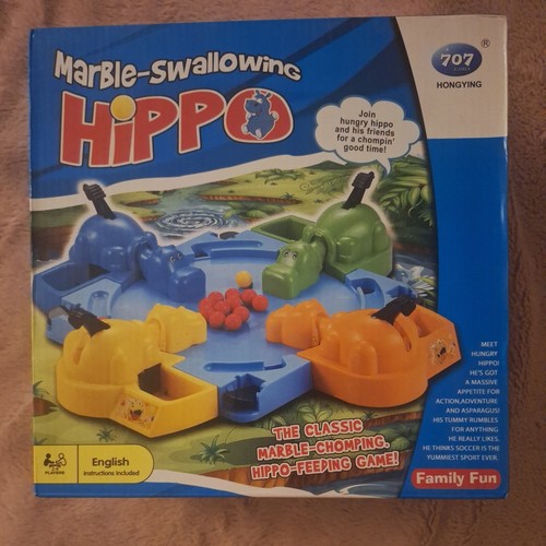 Hungry hippos - hungry, marble