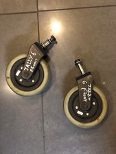 PRIDE JAZZY SELECT 6.  FRONT CASTER WHEELS PAIR MOBILITY SCOOTER POWER CHAIR