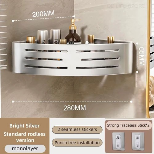 Bathroom wall corner shelf - bathroom,