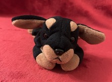 Ty Beanie Babies Dog Doby The Doberman Pinscher Soft Toy Plush Collectible 