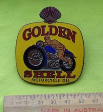 1930s SHELL LUBRICATE Golden
