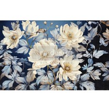 ReDesign with Prima -  Decor Tissue Paper - CERULEAN BLOOMS 1