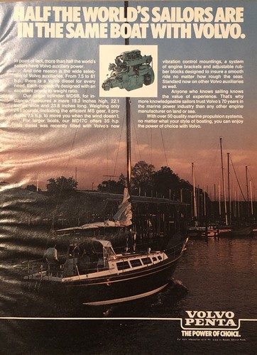 1981 volvo penta diesel boat - volvo,