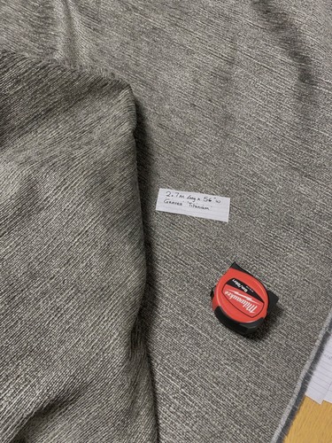 Grey thick chenille - 2.7m,