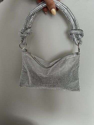 Brand new silver mesh - new,