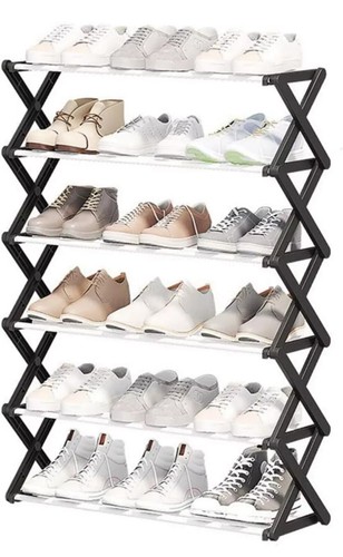 Compact tier shoe storage - compact, 5-tier