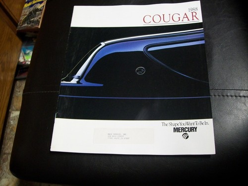 1988 mercury cougar xr - mercury, xr-7