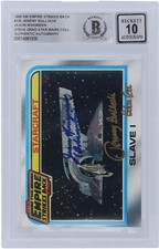 Bulloch & Wingreen Star Wars Signed 1980 Empire Strikes #138 BGS 10 Card w/Insc