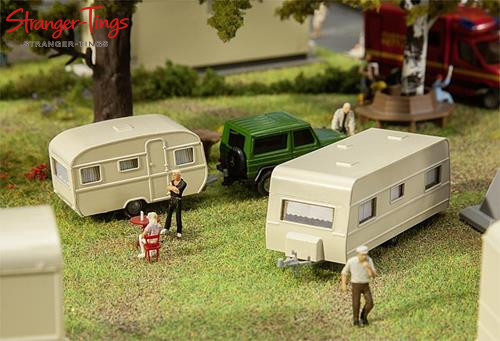 Faller caravans fairground - faller,