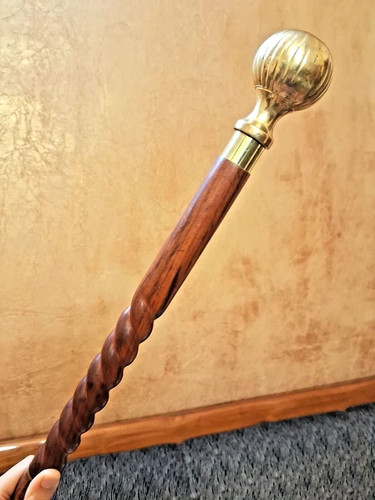 Head handle with wooden - with,